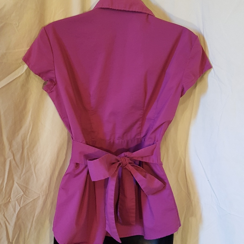 New York & Company | button up tie back top